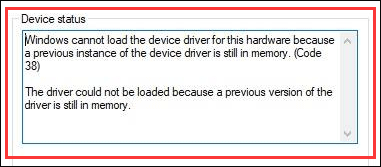 Windows Cannot Load The Device Driver For This Hardware