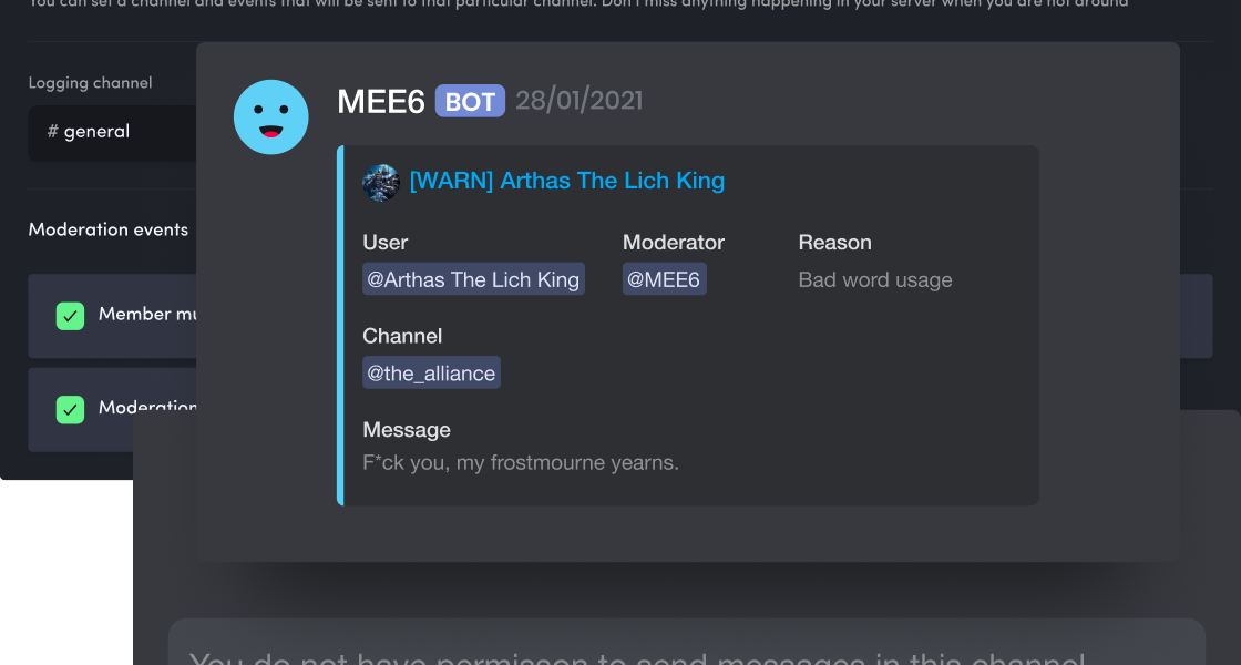 MEE6 Commands
