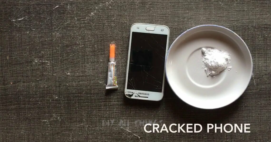 Fix a Cracked Screen with Baking Soda